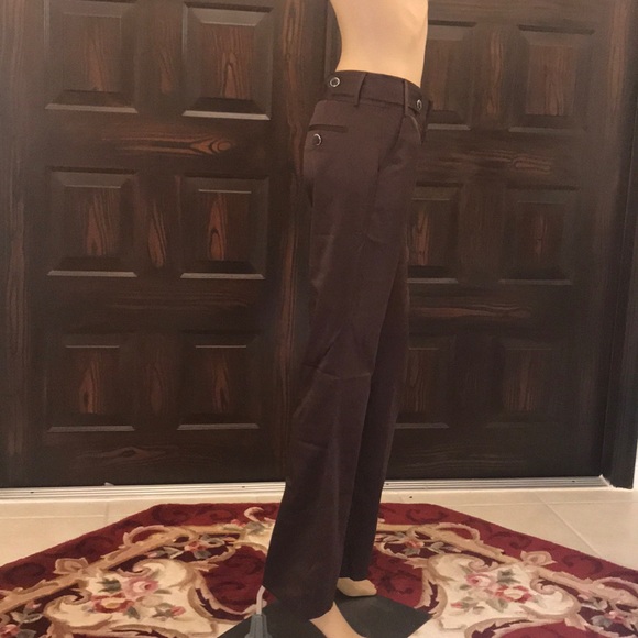 Brown pants that looks like satin NWOT SIZE1 - Picture 4 of 8